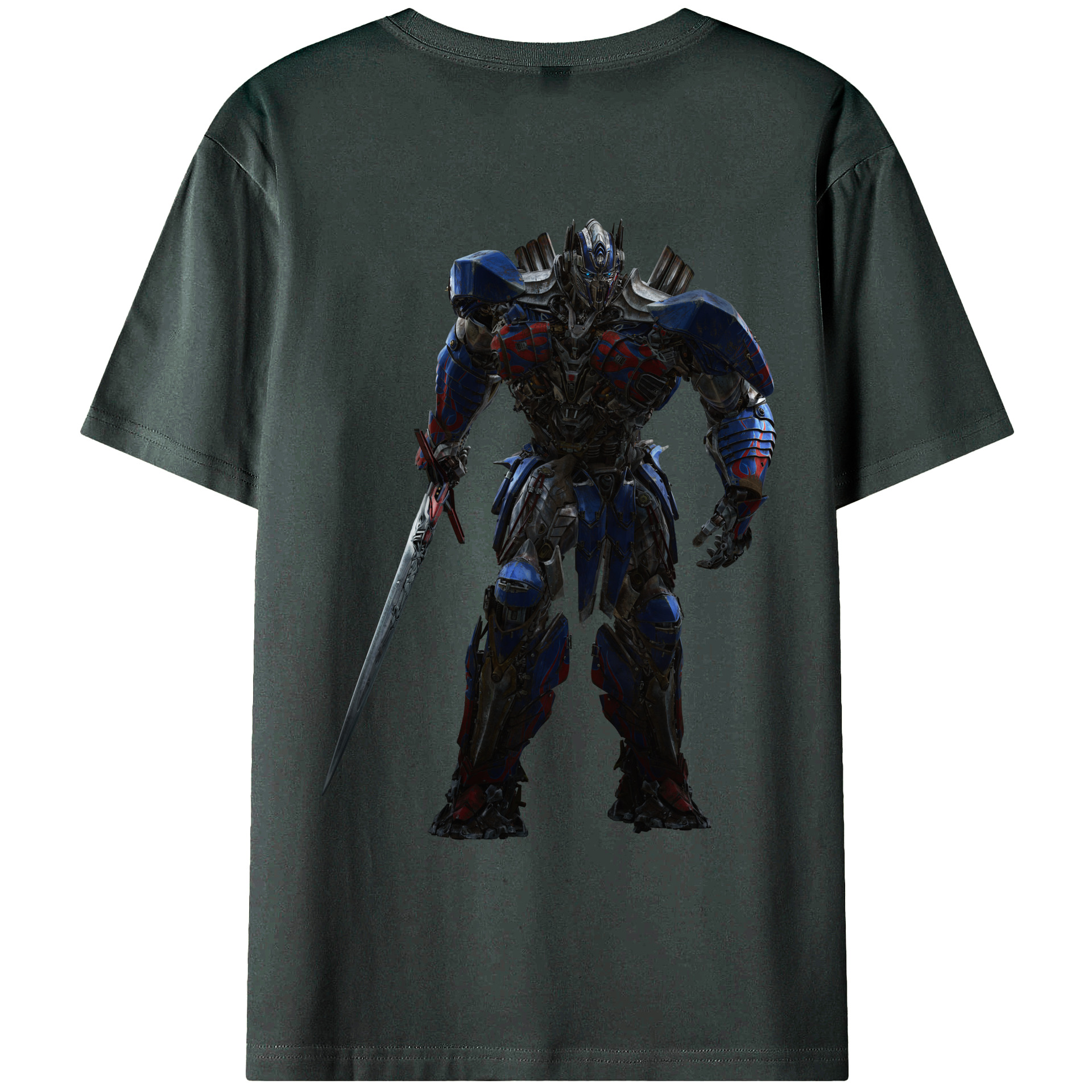 （画像用）  綿100％ メンズ半袖Tシャツ（バックプリント） 通気性